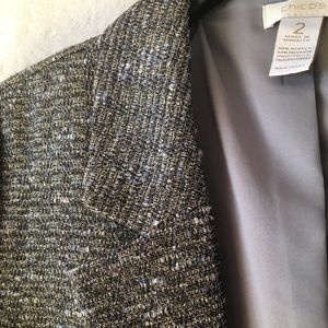 Blazer with hints of metallic - EUC